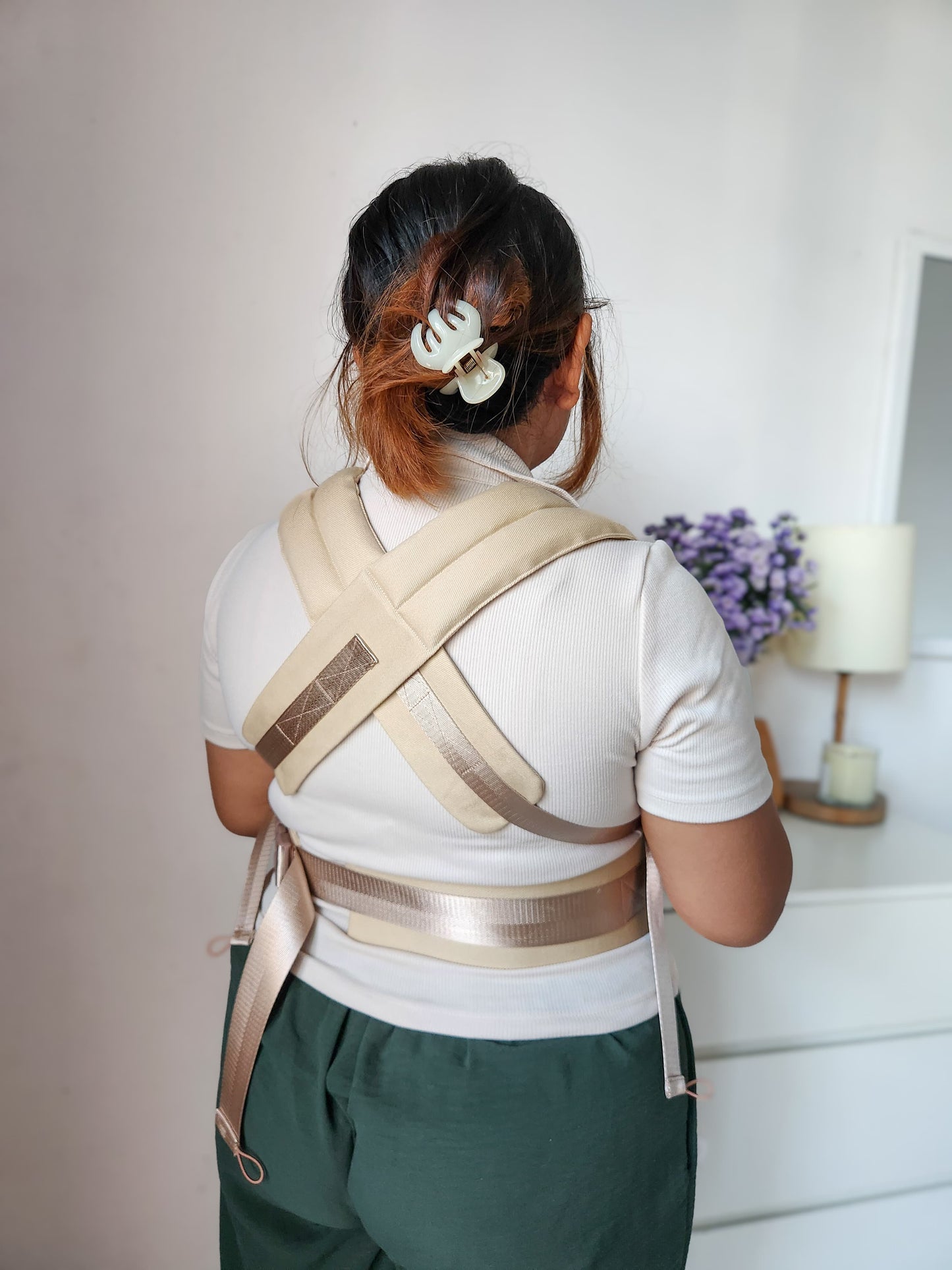 XXL baby carrier comfort fit with support belt, ergonomic and adjustable by keep closer