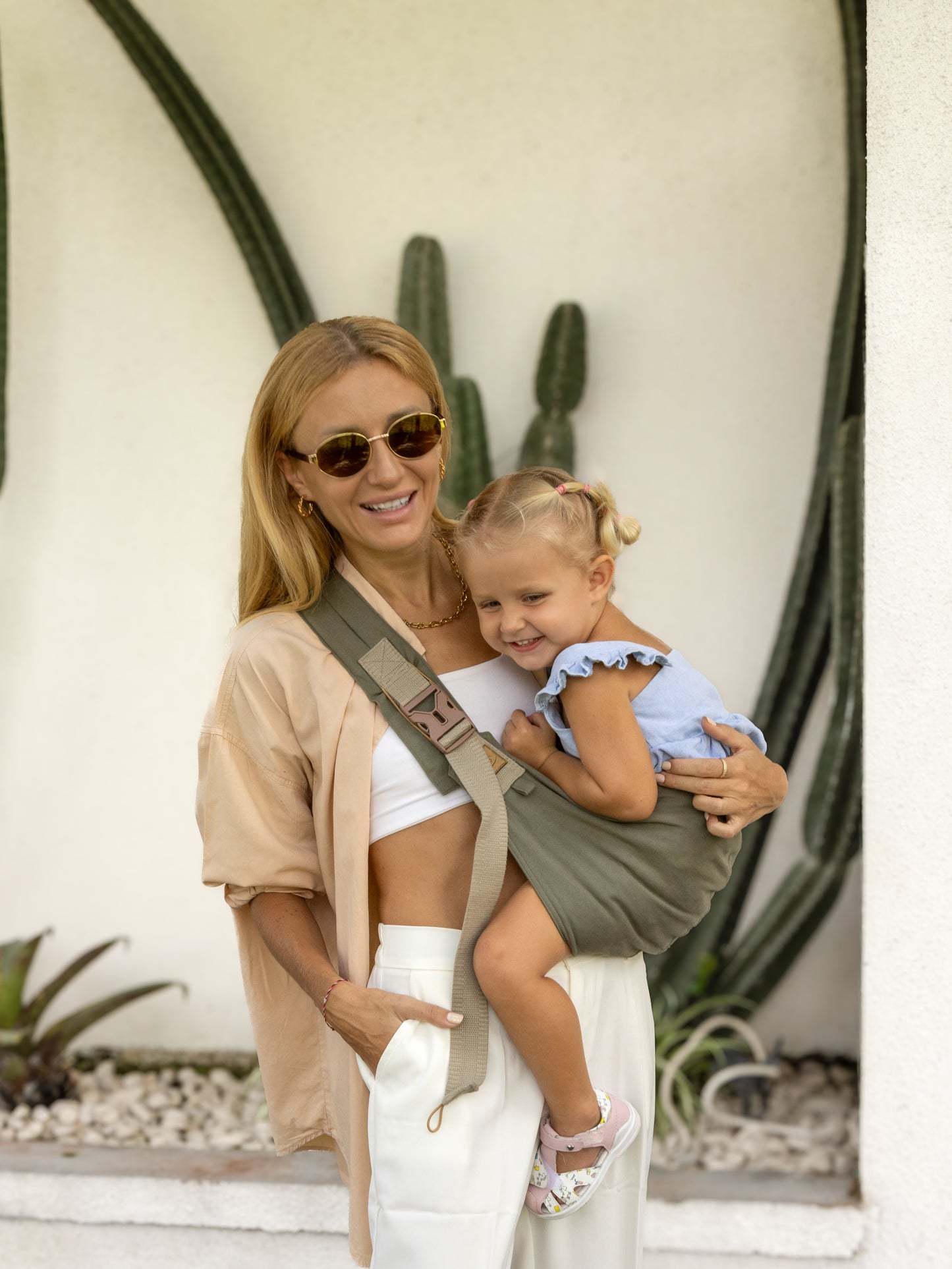 Khaki - Toddler Hip Carrier
