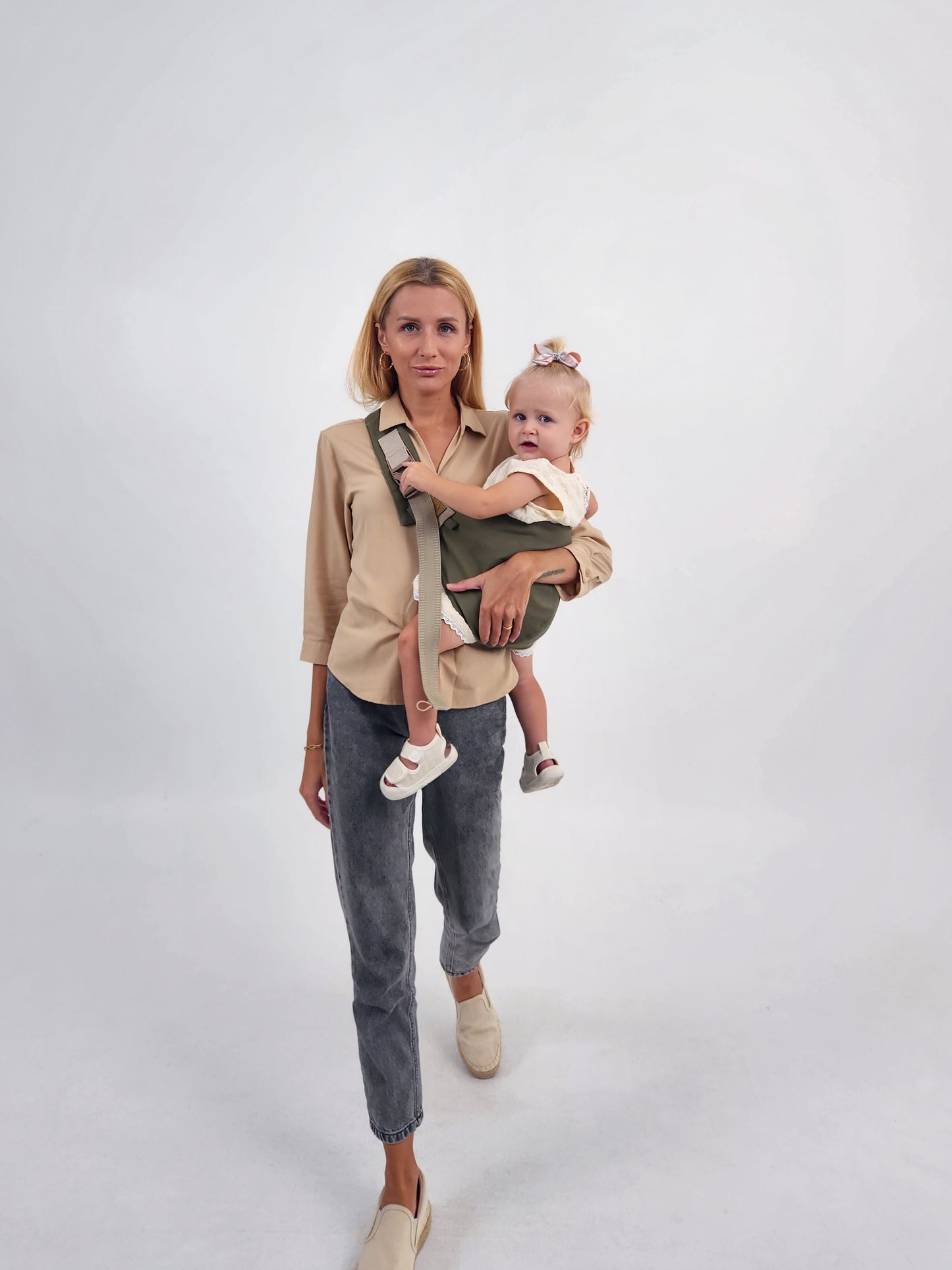 Khaki - Toddler Hip Carrier