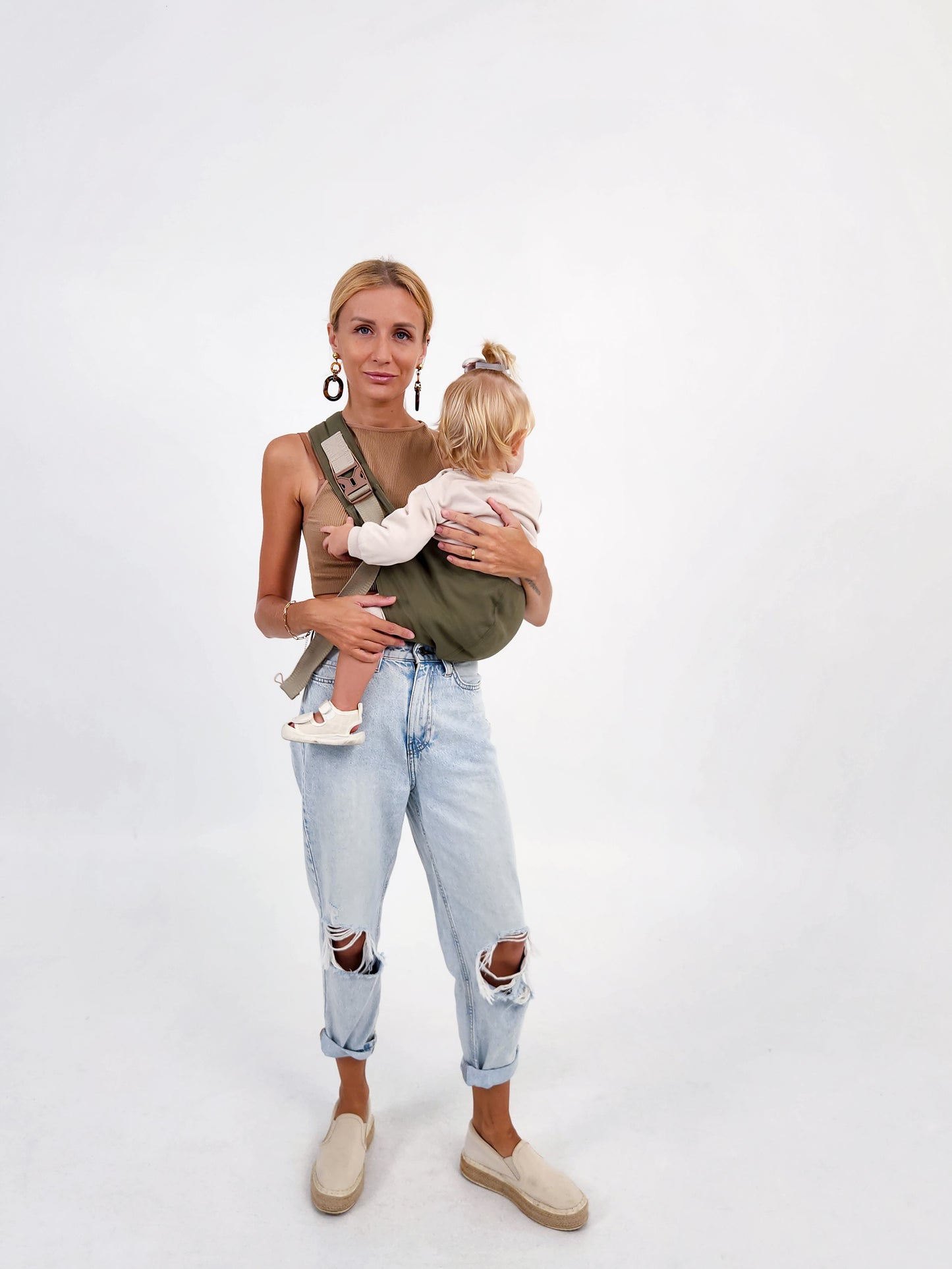 Khaki - Toddler Hip Carrier