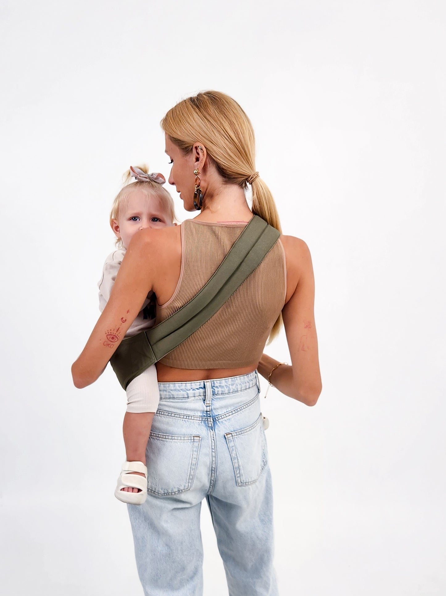 Khaki - Toddler Hip Carrier