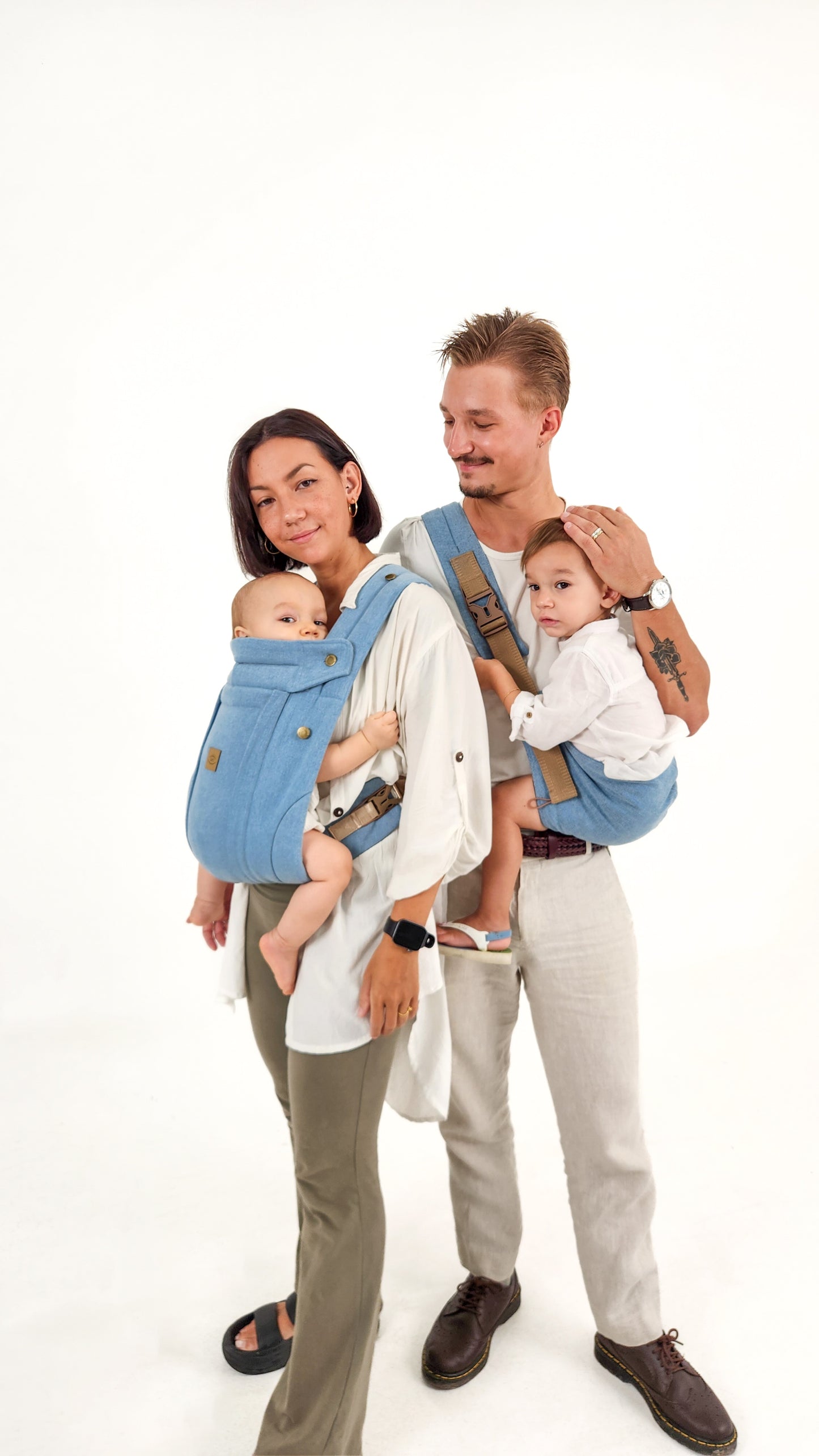 Keep Closer Lite Baby Carrier Ergonomic (3m+) - Denim Blue