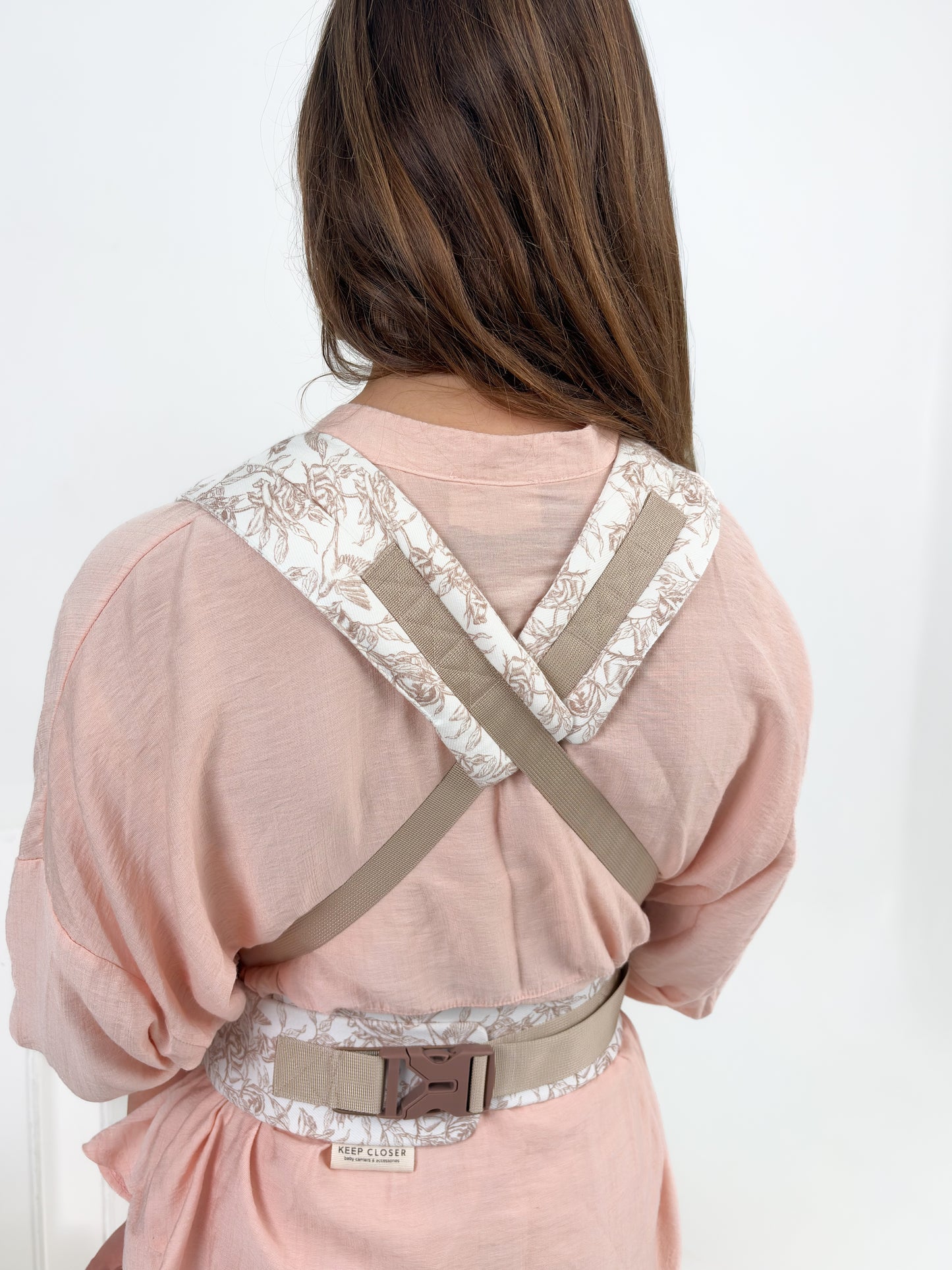 Vintage roses - Comfort Fit Ergonomic Adjustable Baby Carrier