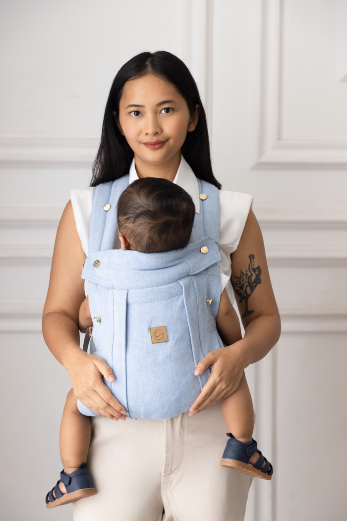 Comfort Fit carrier worn on the front