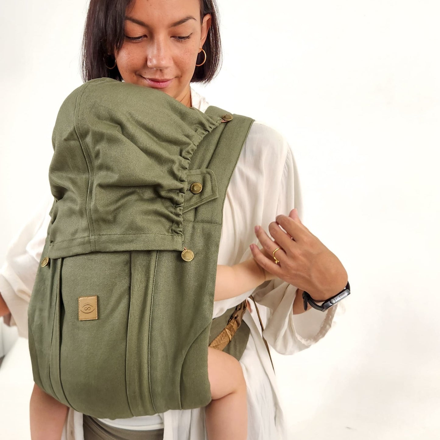 Khaki - Lite Baby Carrier Ergonomic (3m+)