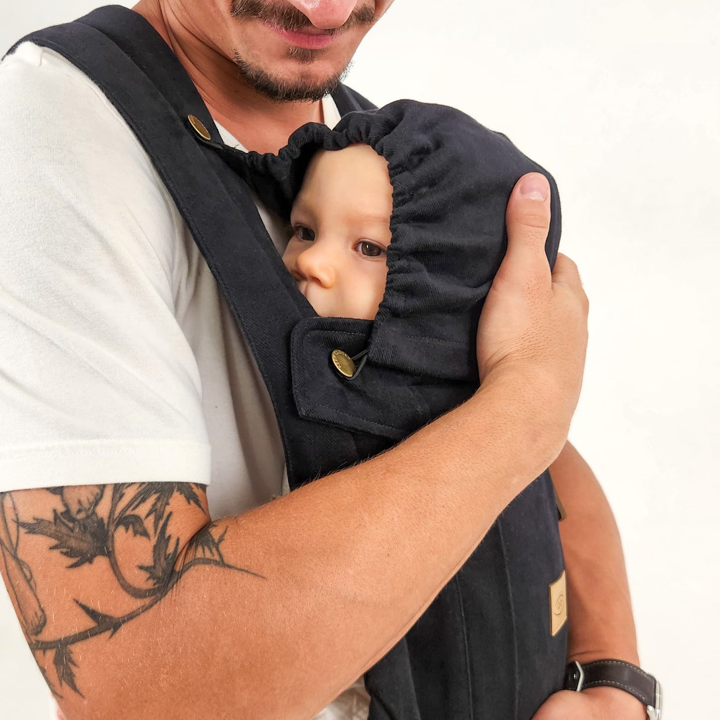 Black - Comfort Fit Ergonomic Adjustable Baby Carrier