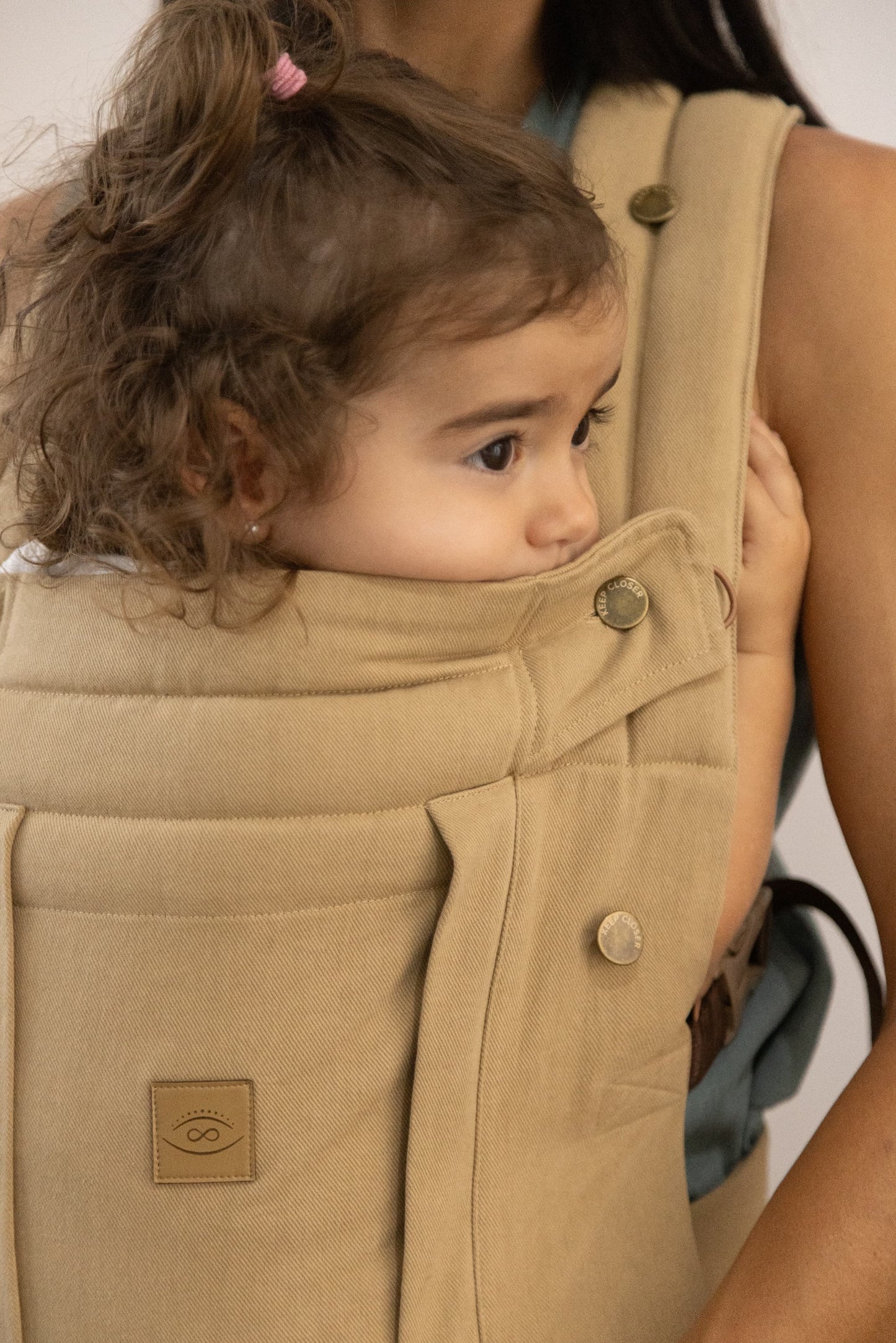 Latte - Comfort Fit Ergonomic Adjustable Baby Carrier