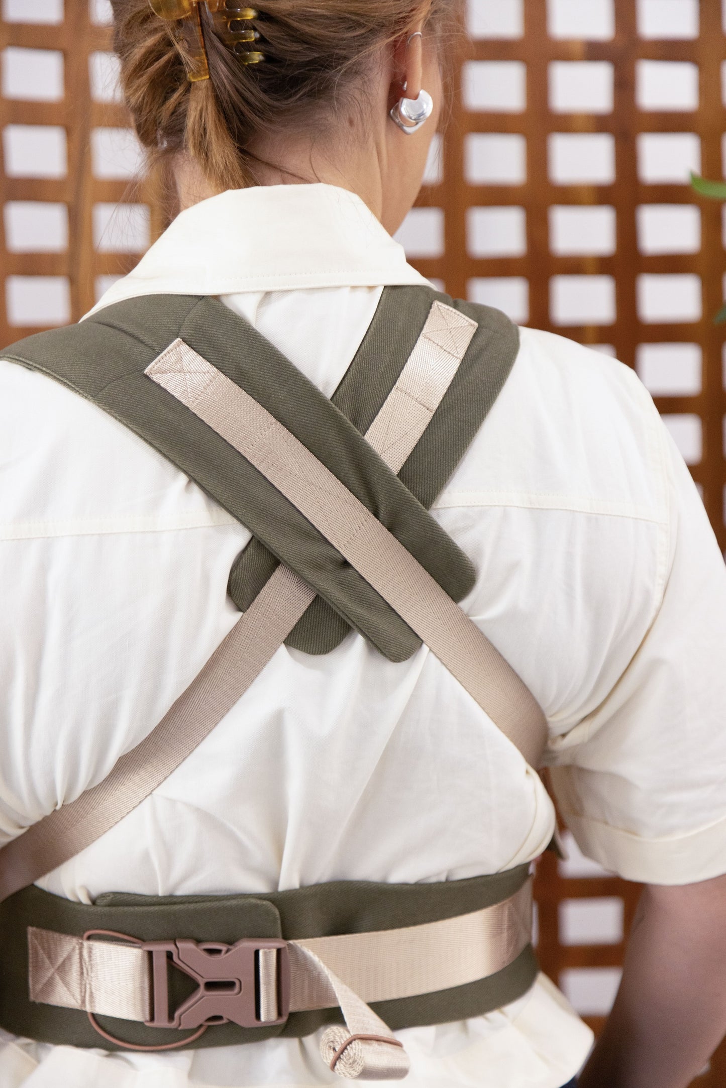 Khaki - Comfort Fit Ergonomic Adjustable Baby Carrier