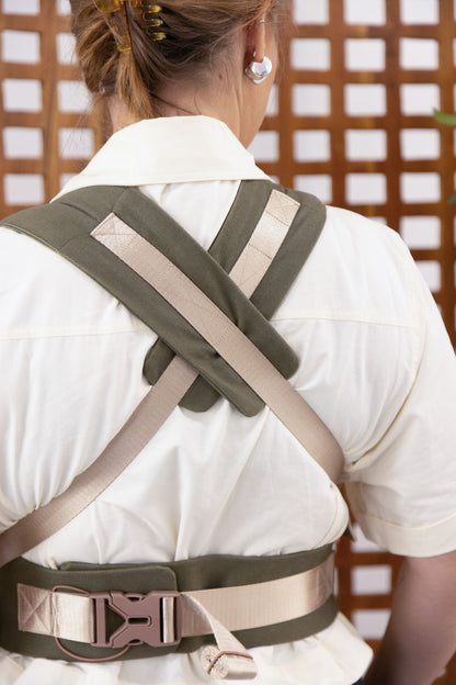 Khaki - Comfort Fit Ergonomic Adjustable Baby Carrier