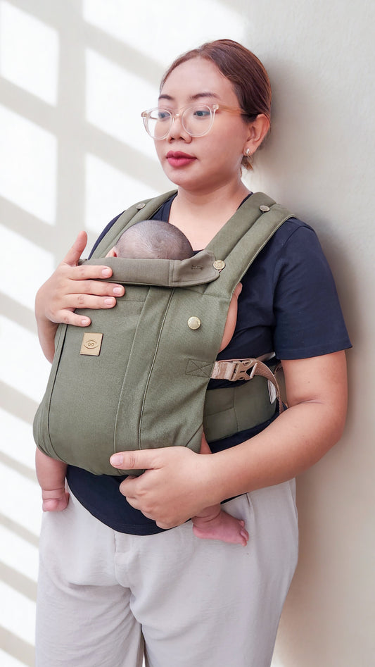 Khaki - Comfort Fit Ergonomic Adjustable Baby Carrier