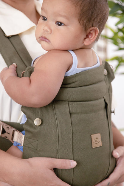 Khaki - Comfort Fit Ergonomic Adjustable Baby Carrier