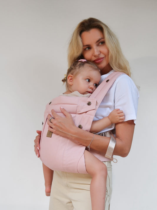 Pink - Comfort Fit Ergonomic Adjustable Baby Carrier
