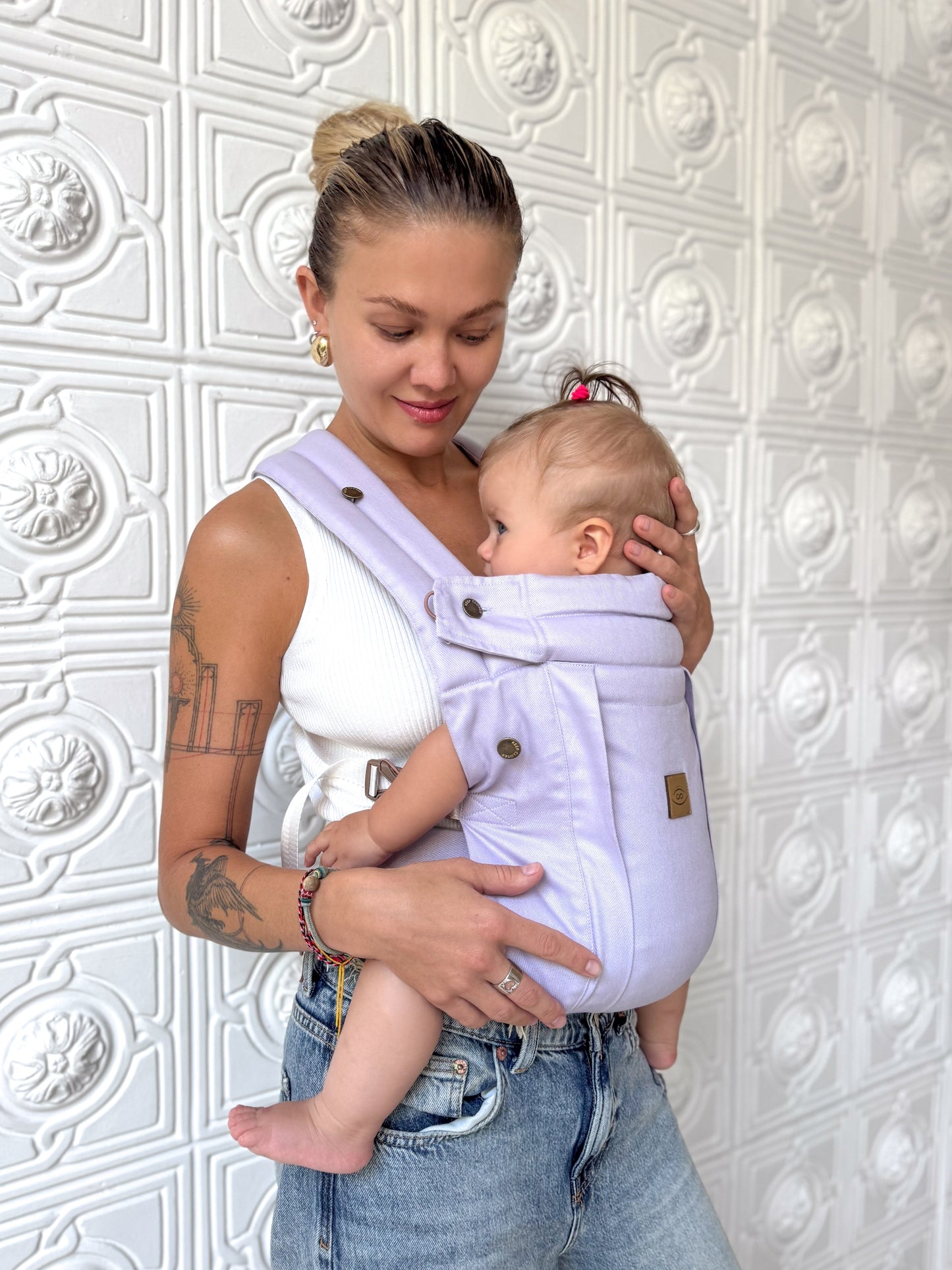 Purple - Comfort Fit Ergonomic Adjustable Baby Carrier