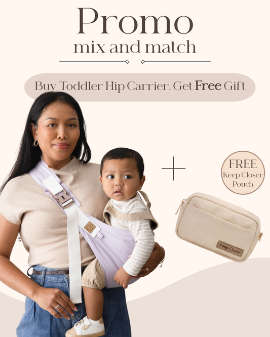 Lavender  - Toddler Hip Carrier
