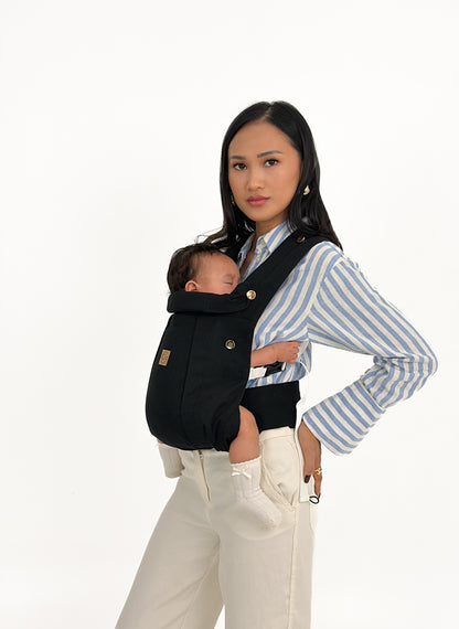 Black - Comfort Fit Ergonomic Adjustable Baby Carrier