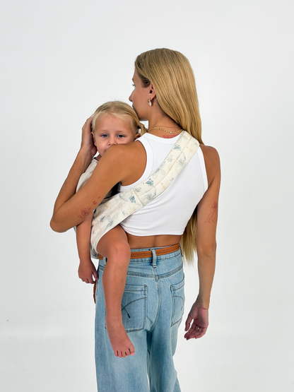 Ivory Blossom - Toddler Hip Carrier