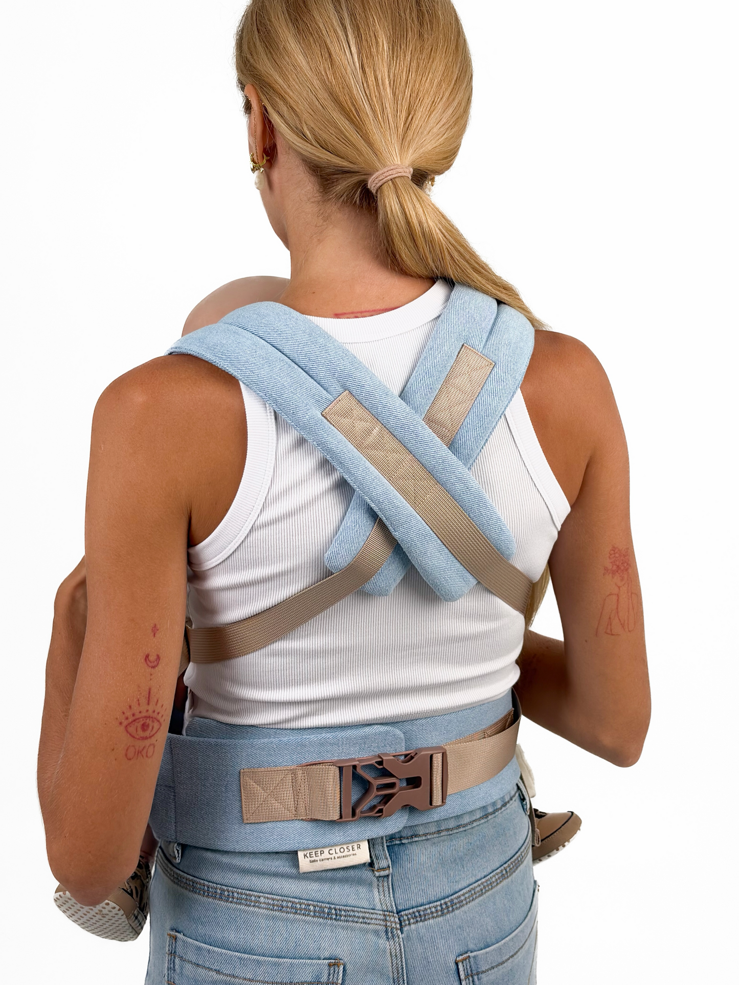 Blue Denim - Comfort Fit Ergonomic Adjustable Baby Carrier