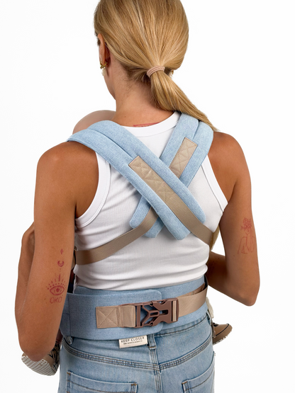 Blue Denim - Comfort Fit Ergonomic Adjustable Baby Carrier