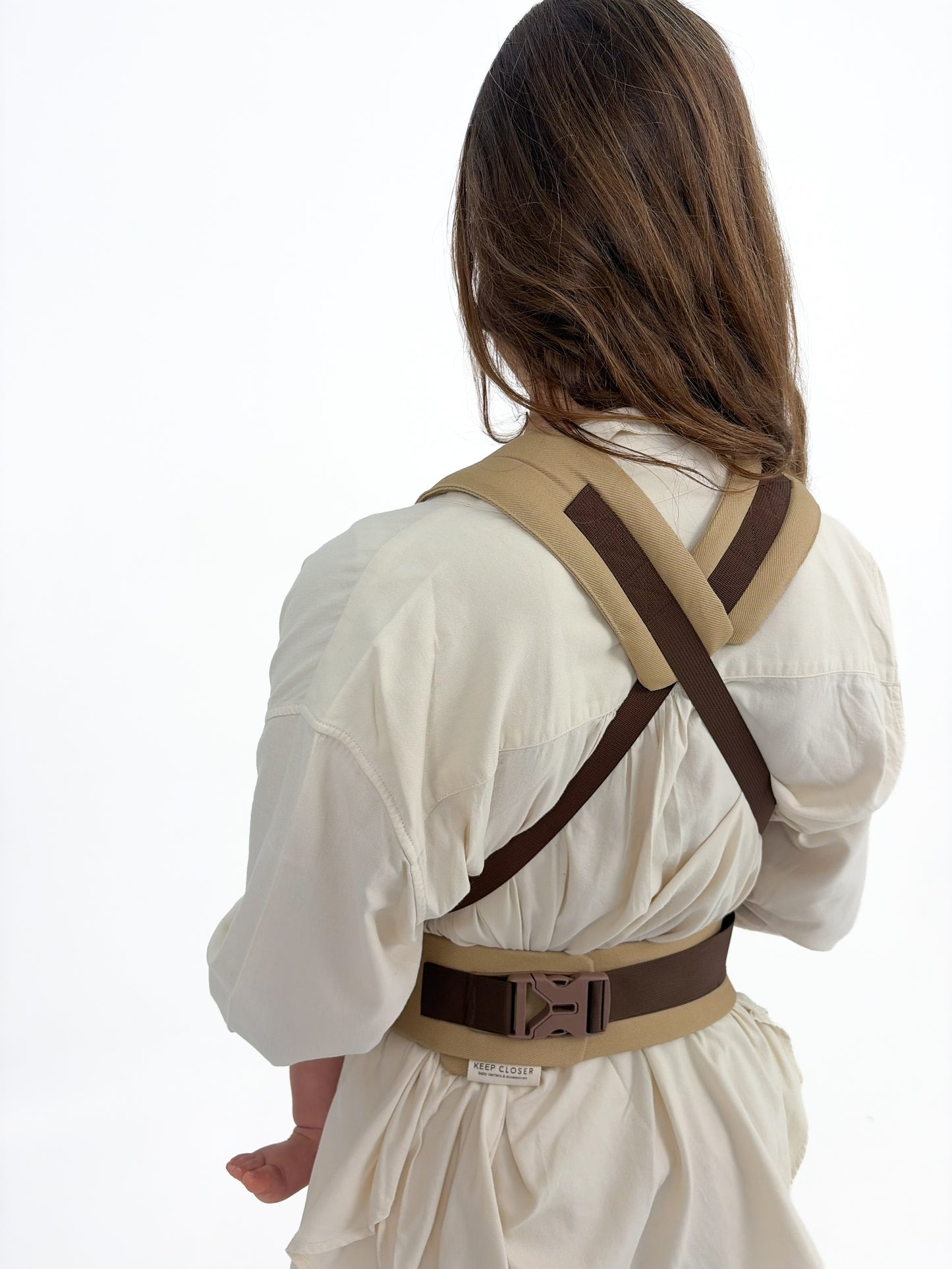 Latte - Comfort Fit Ergonomic Adjustable Baby Carrier
