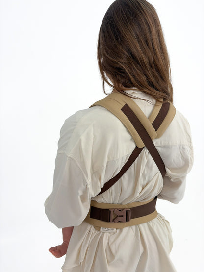 Latte - Comfort Fit Ergonomic Adjustable Baby Carrier