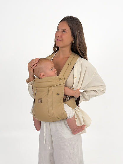 Latte - Comfort Fit Ergonomic Adjustable Baby Carrier