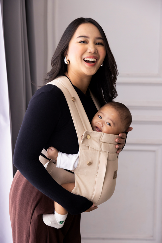 Sand - Comfort Fit Ergonomic Adjustable Baby Carrier