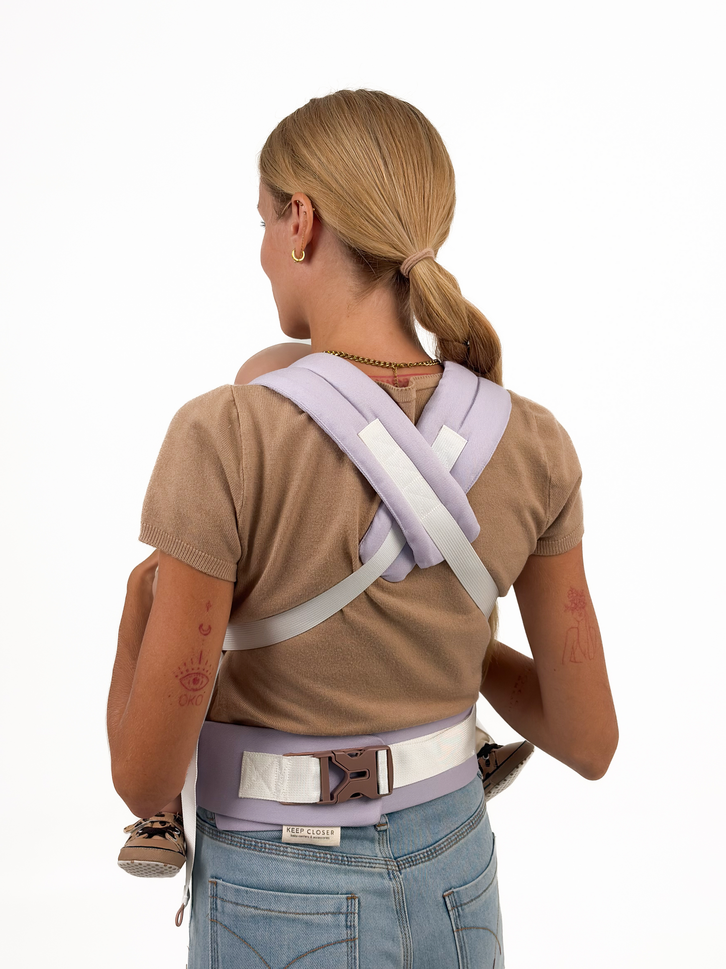 Lavender - Comfort Fit Ergonomic Adjustable Baby Carrier