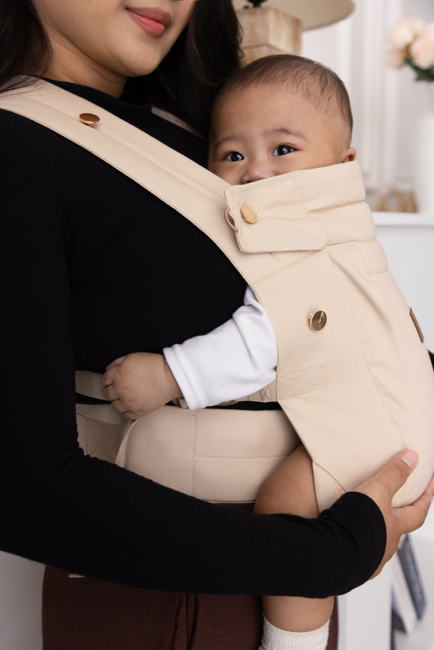 Sand - Comfort Fit Ergonomic Adjustable Baby Carrier