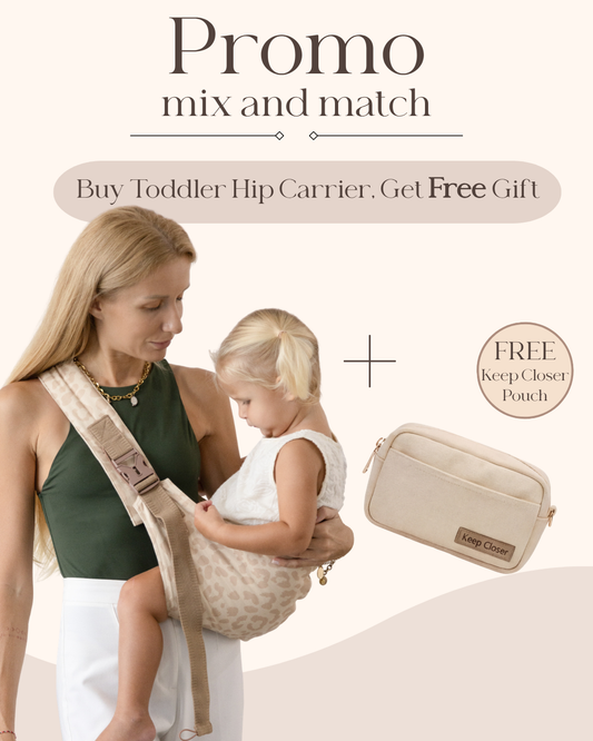 Sand Leopard - Toddler Hip Carrier
