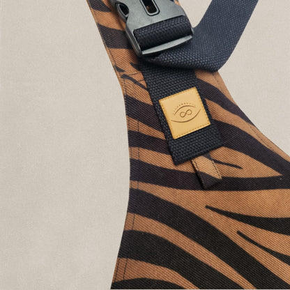 Caramel Zebra - Toddler Hip Carrier