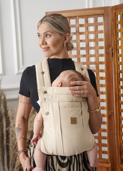 Sand - Comfort Fit Ergonomic Adjustable Baby Carrier
