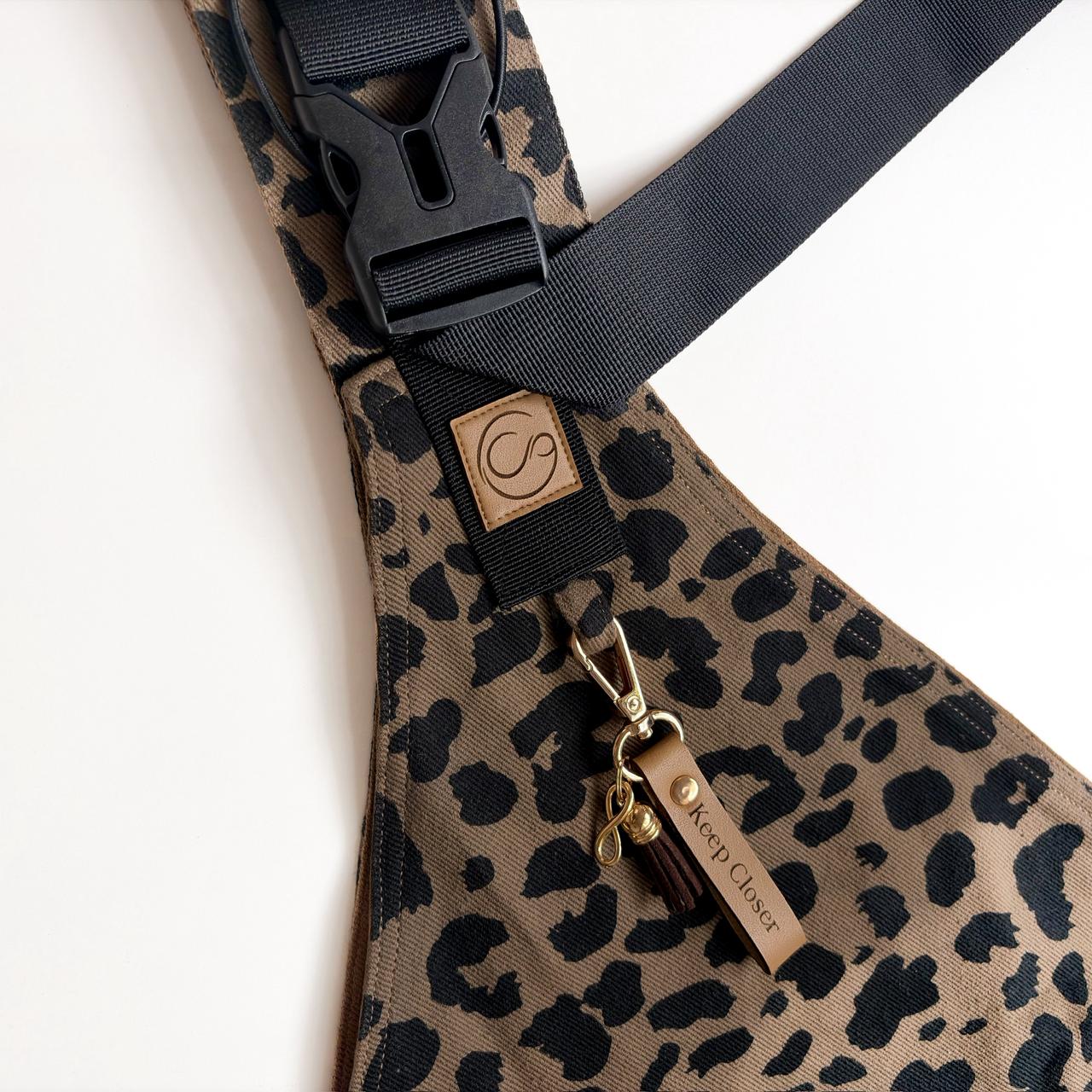 Caramel Leopard - Toddler Hip Carrier